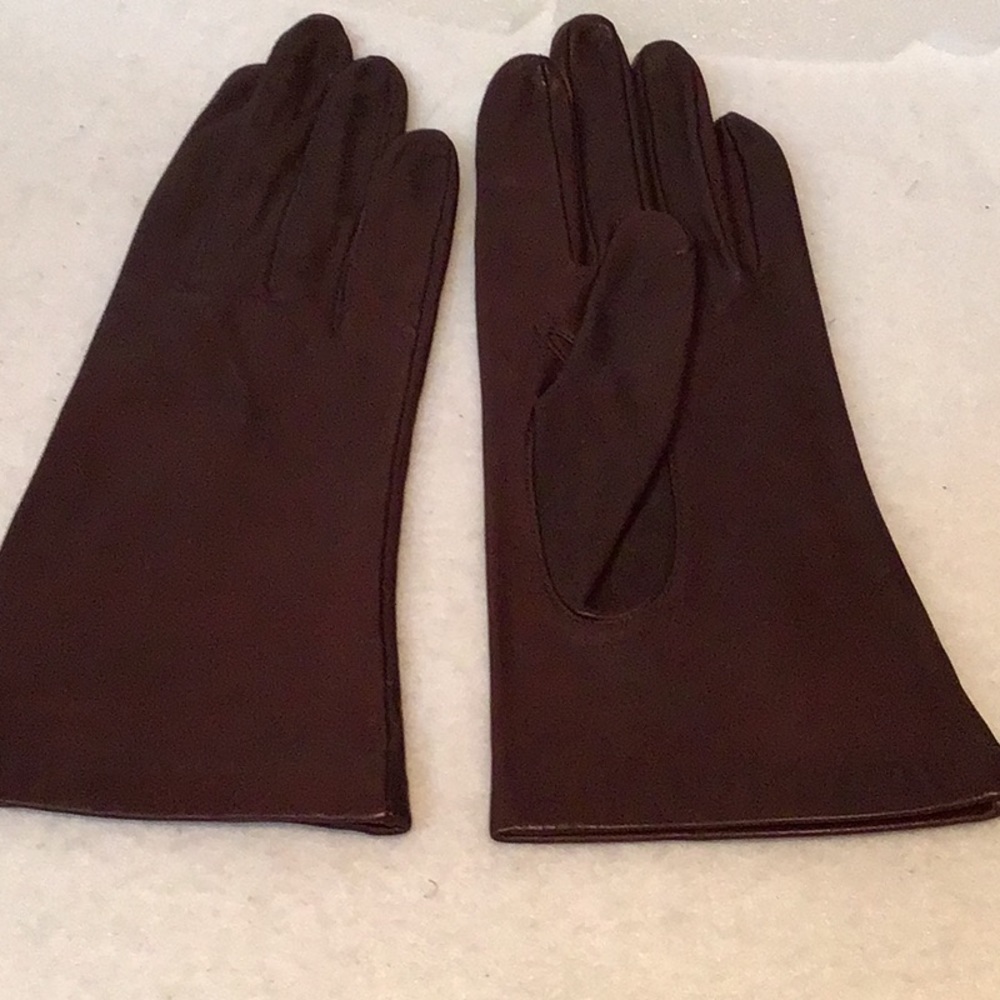 Miss Aris Leather gloves vintage